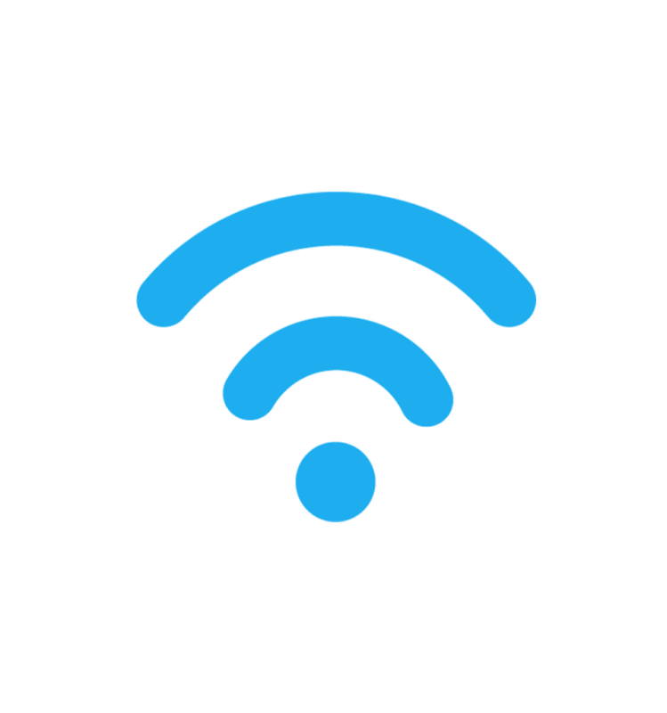 Symbool van WiFi.
