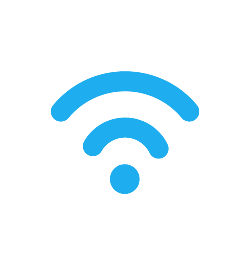 Symbool van WiFi.