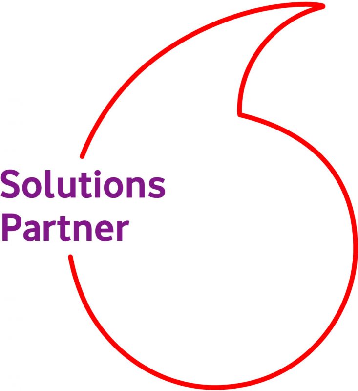 Logo van Vodafone Solutions Partner